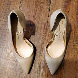 Jessica Simpson size 5 nude shoes